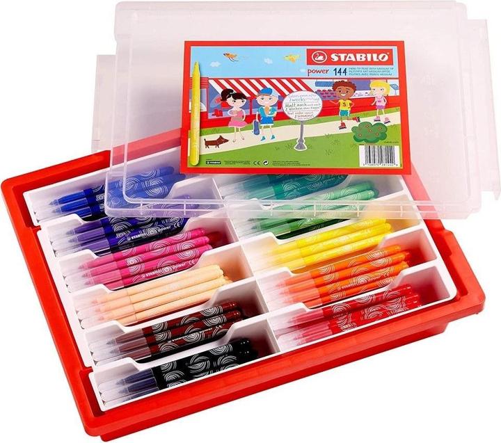 Image du produit STABILO ® power - boîte de 144 - 12 couleurs différentes (144x)