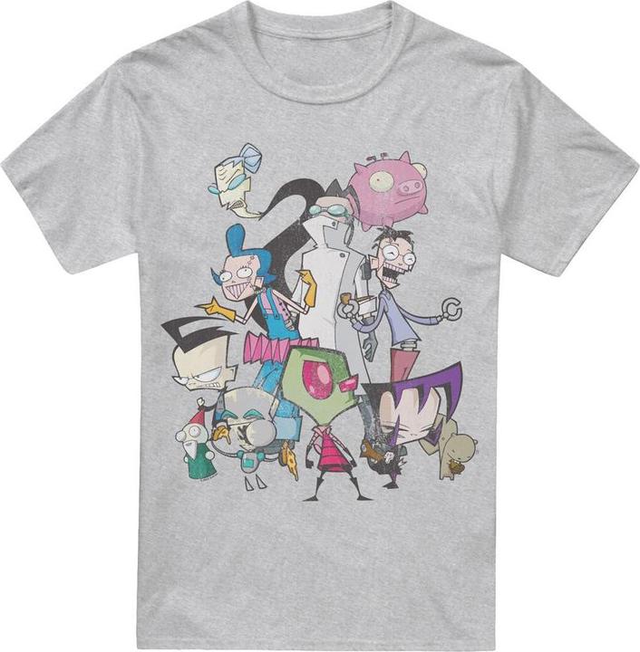 Immagine prodotto Invader Zim Maglietta Foto di gruppo Uomo (4XL)