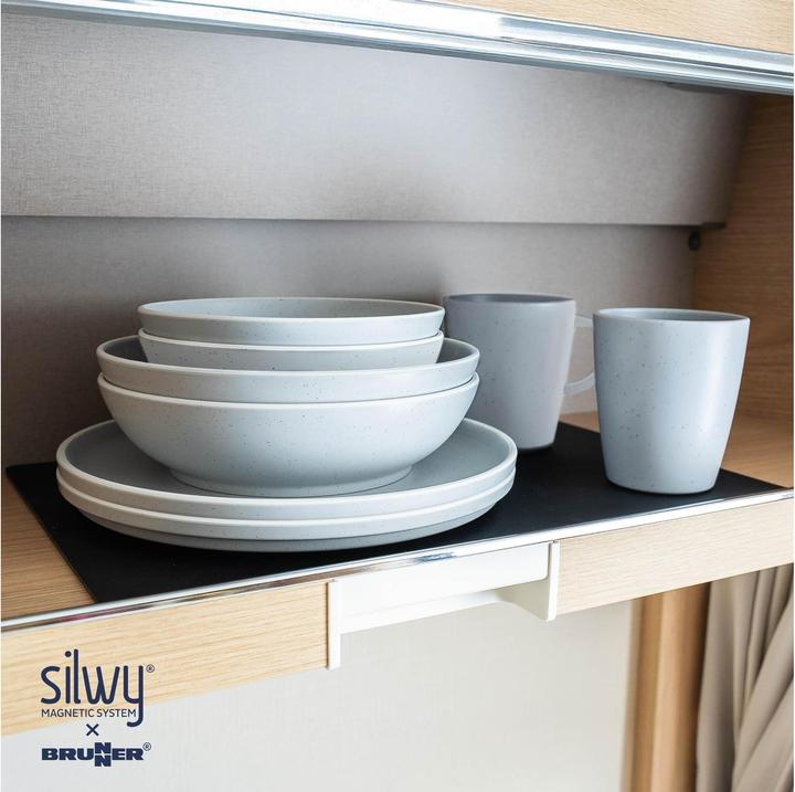Produktbild Silwy Magnet-Kunststoff-Geschirrset Dolomit White