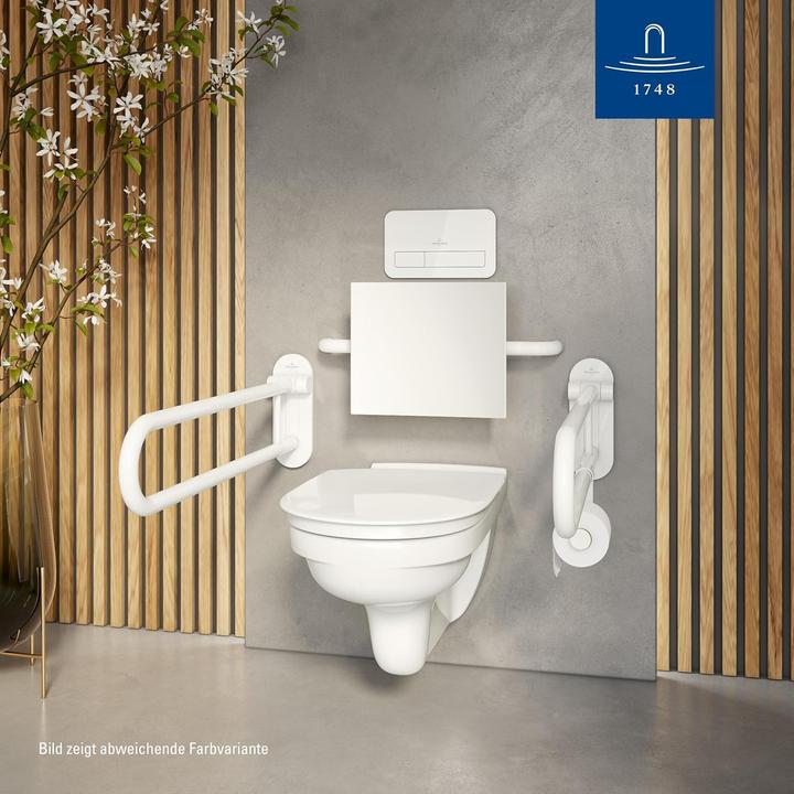 Immagine prodotto Villeroy & Boch Sedile WC ViCare ViCare, con meccanismo di chiusura morbida e sedile rimovibile AntiBac