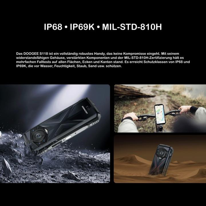 Produktbild Doogee S118 (512 GB, Rot, 6.58", Dual SIM, 4G)