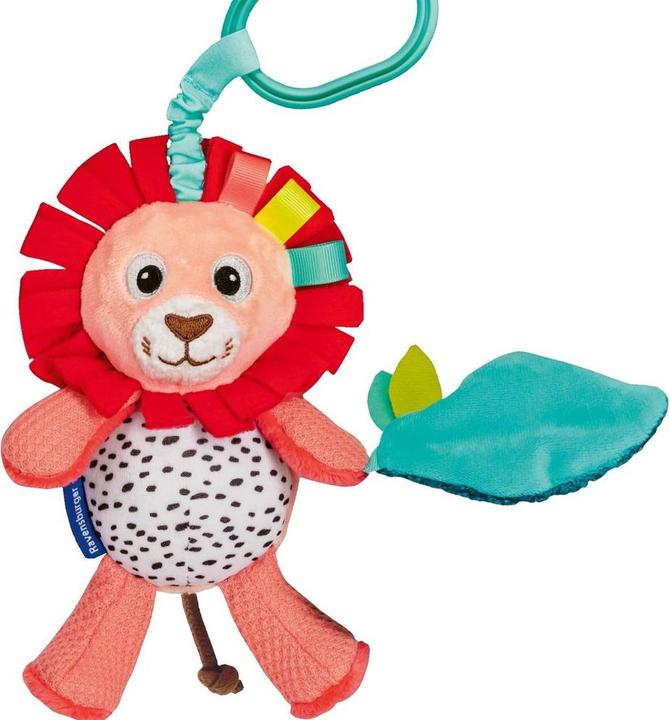 Produktbild Ravensburger 4850 play+ Rassel-Löwe, Kuscheltier mit Rassel, Clip zum Befestigen, Zahnungshilfe
