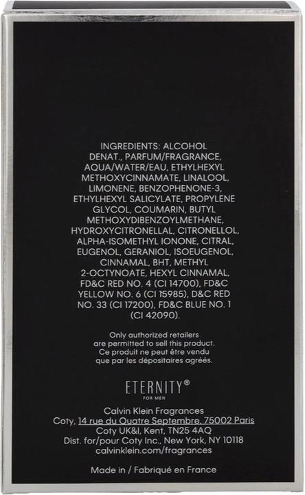 Actual product image Calvin Klein Eternity Flame (Eau de toilette, 100 ml)