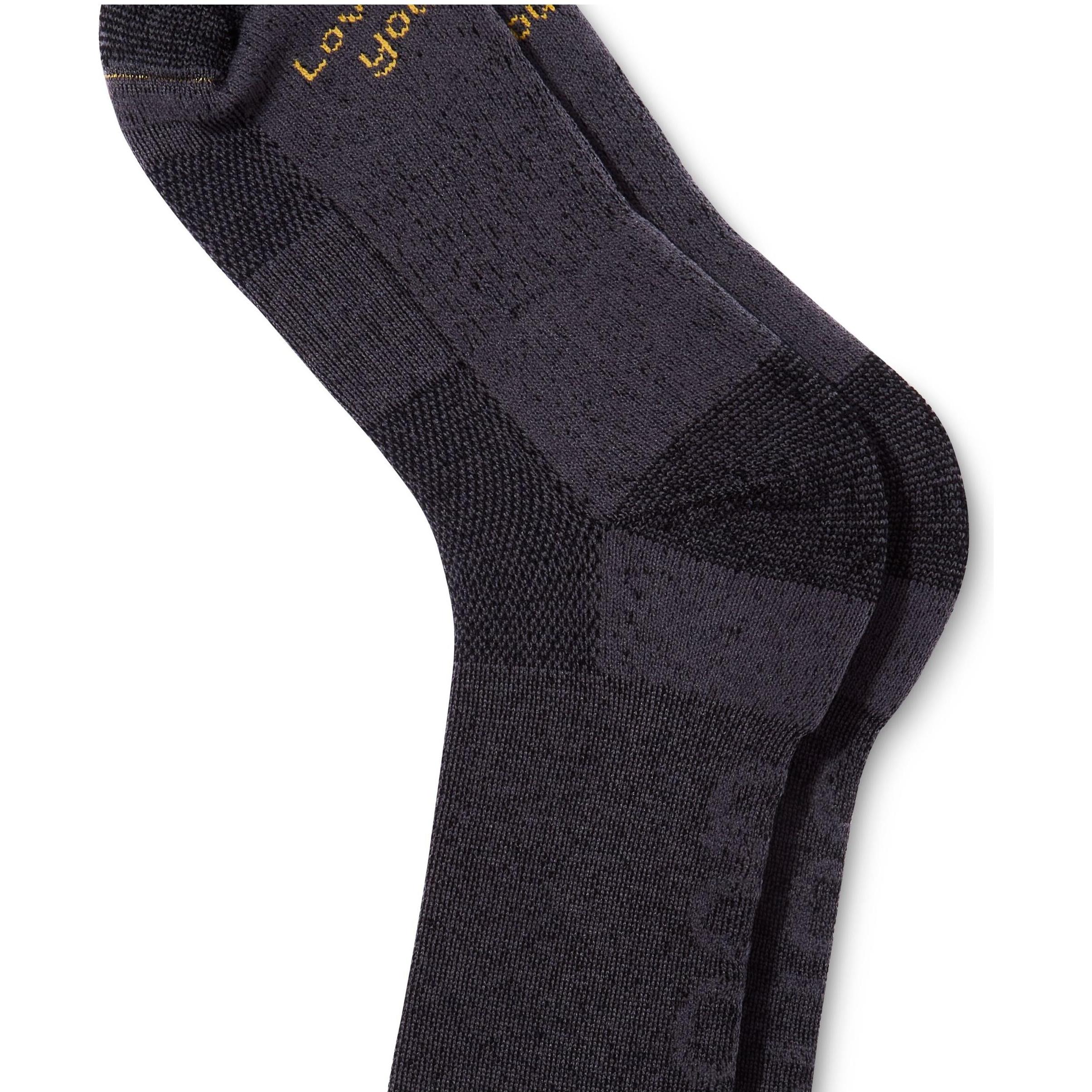 Quoc, Sportsocken, Merino Tech Wool (L), Schwarz