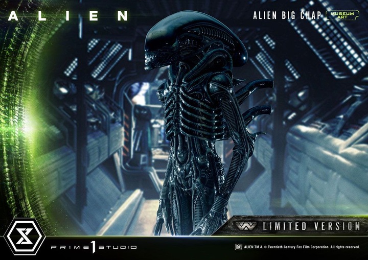 Image du produit Prime 1 Studio Aliens statuette 1/3 Alien Big Chap Museum Art Limited Version 85 cm
