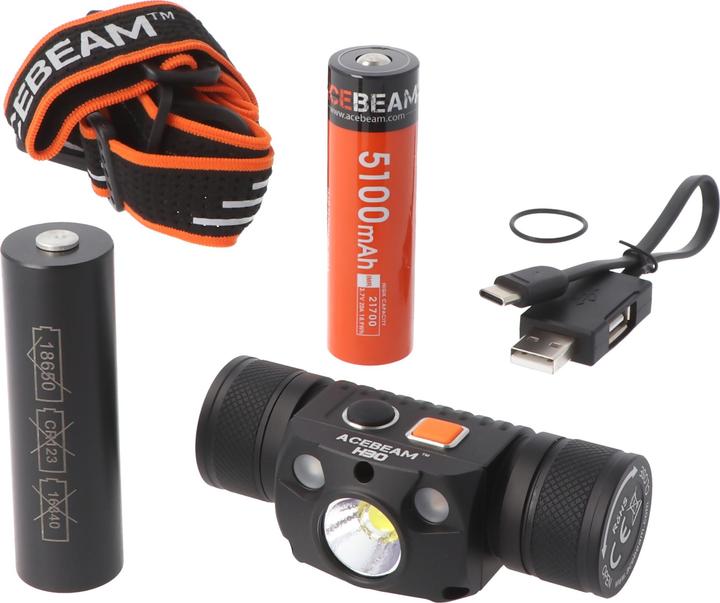 Image du produit AceBeam Lampe frontale H30 avec 4000 Lumen (4000 lm)