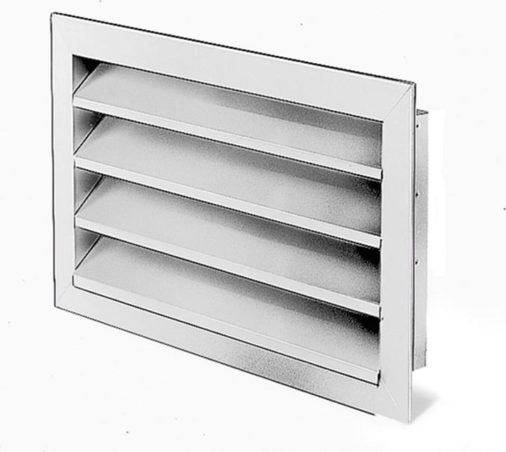 Actual product image Helios HELI WSG 50/30 Weather protection grille rectangular anodised aluminium
