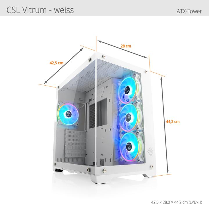 Image du produit CSL Gaming PC M10550 (AMD Ryzen 9 7900X, 32 Go, 2000 Go, Radeon RX 6700)