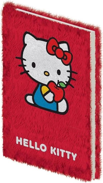 Actual product image Pyramid Hello Kitty Notebook A5: Plush Hello Kitty (A5, Hardcover)