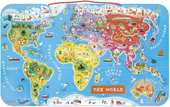 Image du produit Janod Carte du monde (92 pièces)