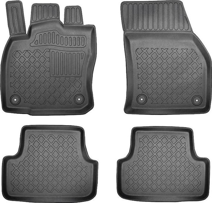 Aristar 3D All Weather Floor Mats for Seat Ateca / Skoda Karoq from 2016 until today (1 set of 3 doormats)