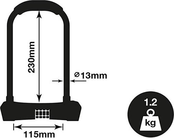 Produktbild Yale Standard Security Bike Lock