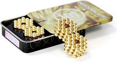 Actual product image Neoballs Sphere Magnets Gold