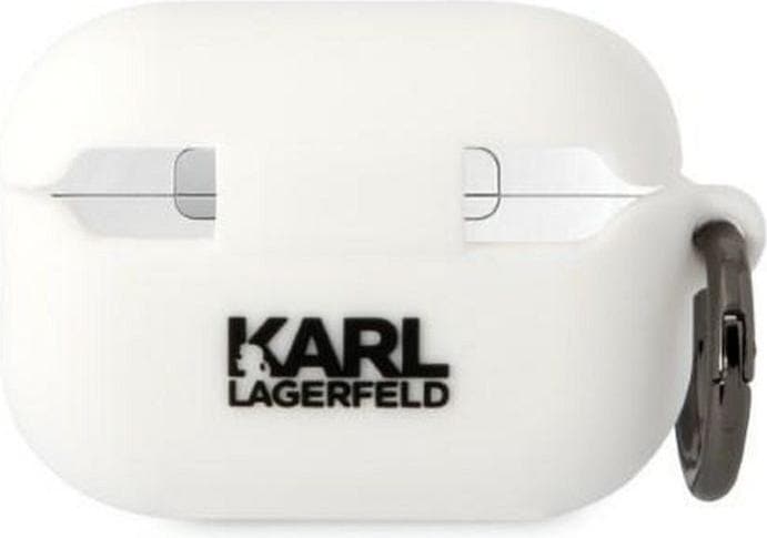 Actual product image Karl Lagerfeld Airpods Pro 2 Logo NFT Choupette Head Silicone Case (Headphone bag)