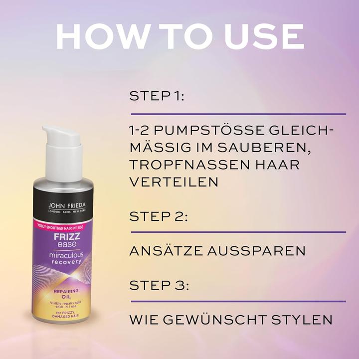 Produktbild John Frieda Frizz Ease Wunder-Reparatur Tropisches Haaröl (100 ml)