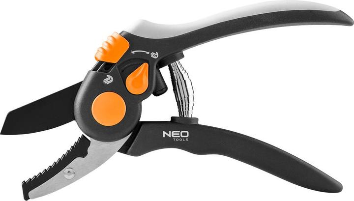 Neo Tools Front secateurs 200 mm, range up to 18 mm, adjustable distance