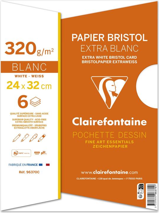 Produktbild Clairefontaine Multi-Technik (320 g/m², 6x)