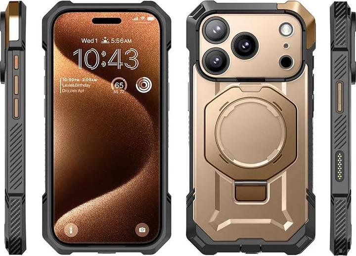 Actual product image Supcase UB Grip Mag MagSafe Case für iPhone 17 Pro - Gold (Apple iPhone 17 Pro)