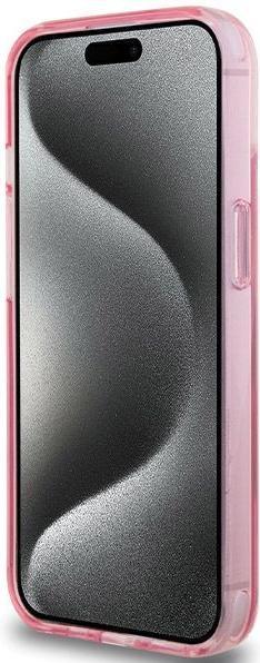 Produktbild Karl Lagerfeld KLHMP15SHMRSCHP iPhone 15 6.1" różowy/pink hardcase Ring Stand Choupette Head MagSafe (Apple iPhone 15)