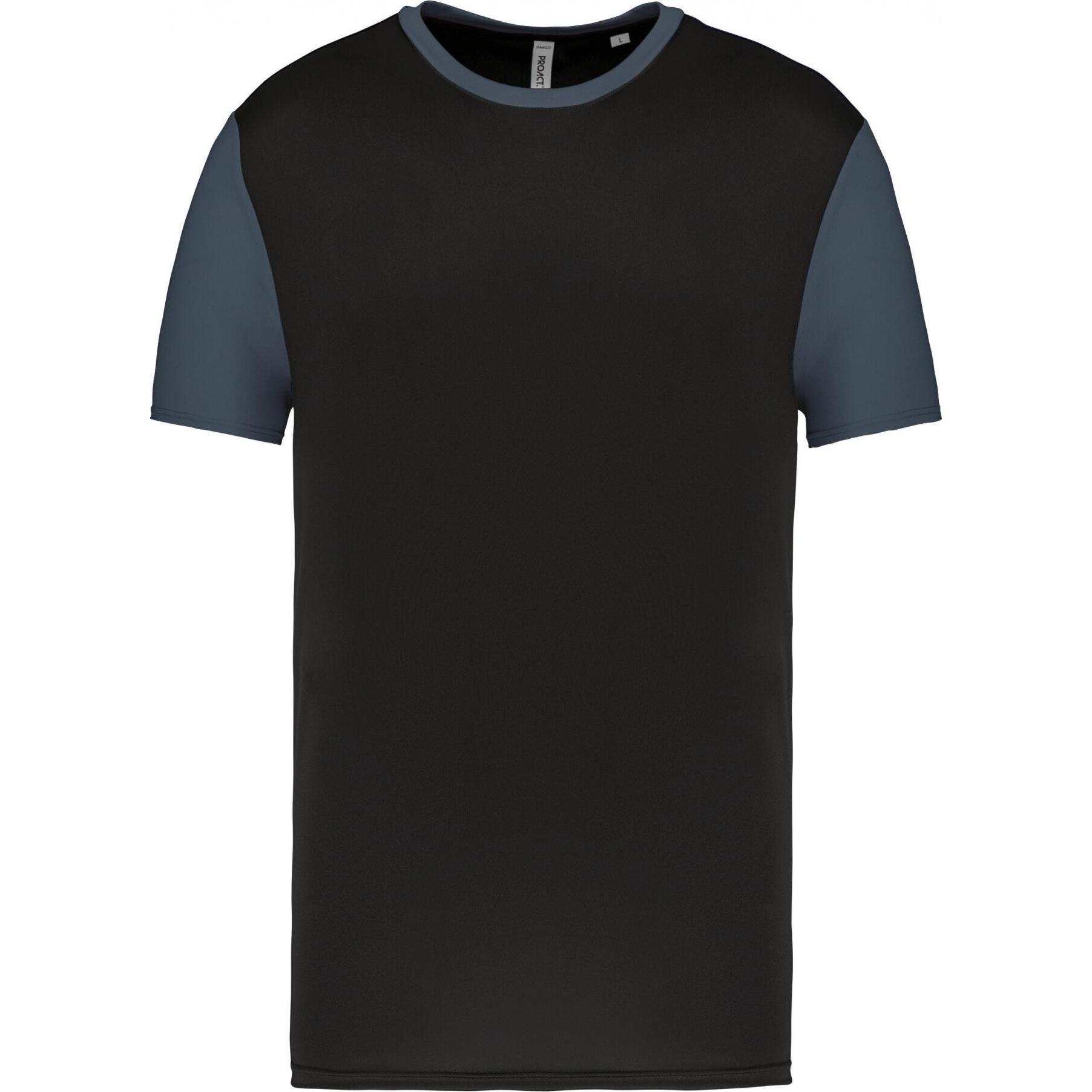 Proact, Herren, Sportshirt, Zweifarbiges Trikot (XXL), Schwarz, XXL