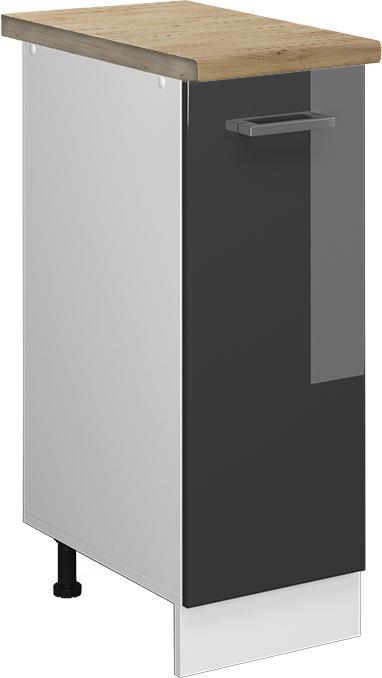 Anthrazit, Anthrazit hochglanz, Goldkraft Eiche, Weiss