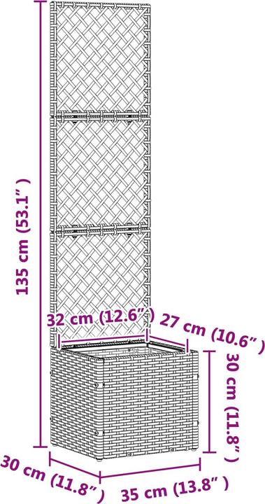 Immagine prodotto vidaXL Garten-Pflanzgefäss