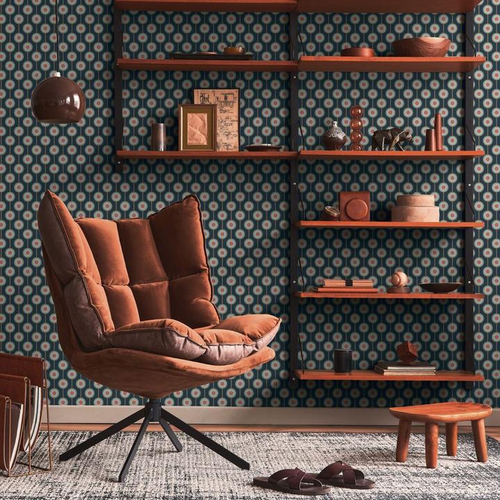 Actual product image AS Creation Circle Textured Wallpaper