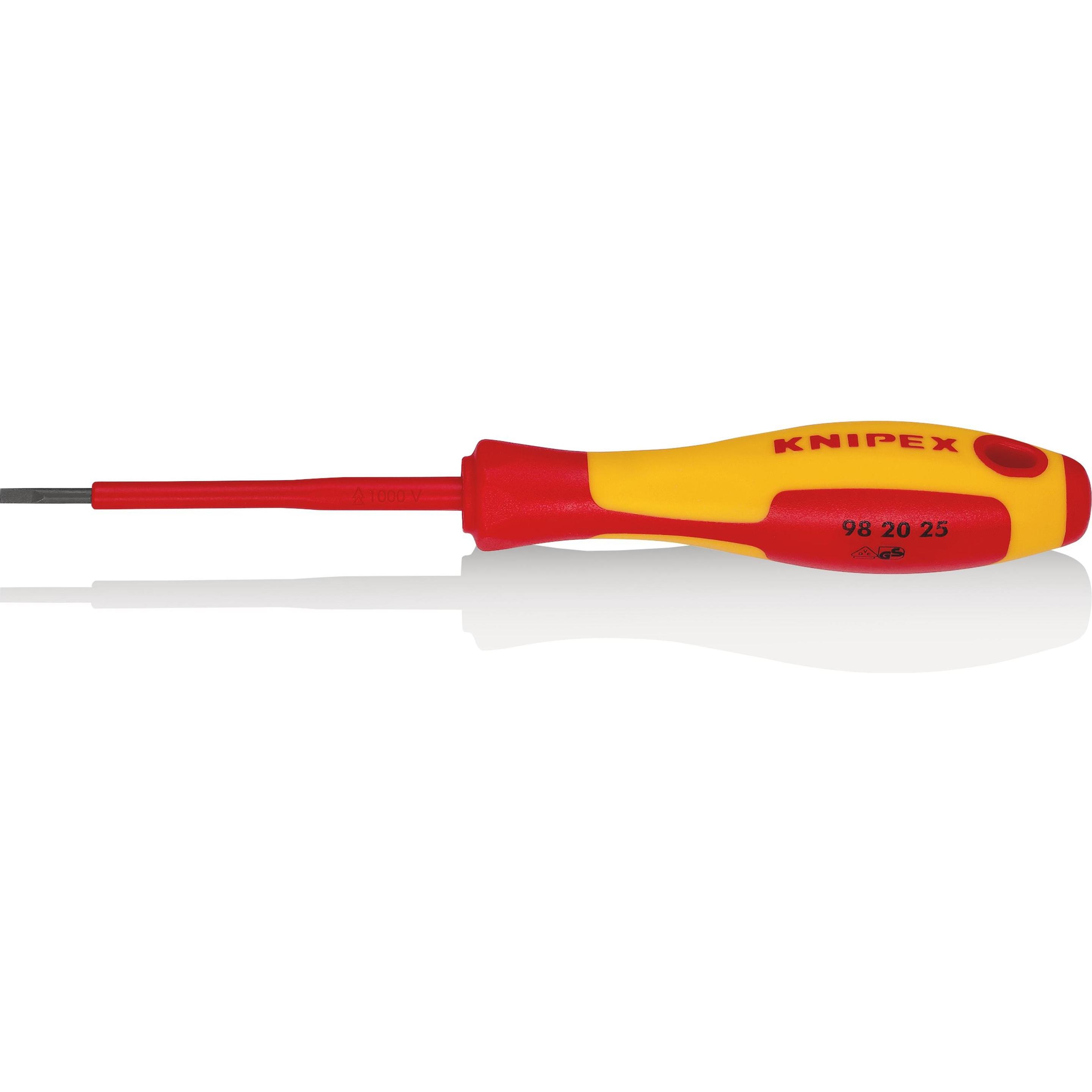 Knipex, Schraubenzieher, Schraubendreher für Schlitzschrauben (Schlitzschrauben)