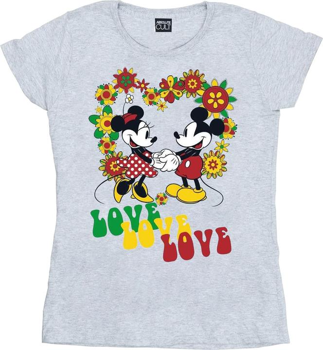 Produktbild Disney Mickey And Minnie Mouse Hippie Love TShirt (L)