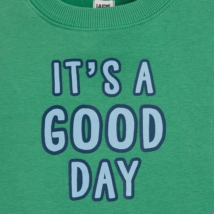 Immagine prodotto La Redoute Collections Sweatshirt mit rundem Ausschnitt und Message (110)