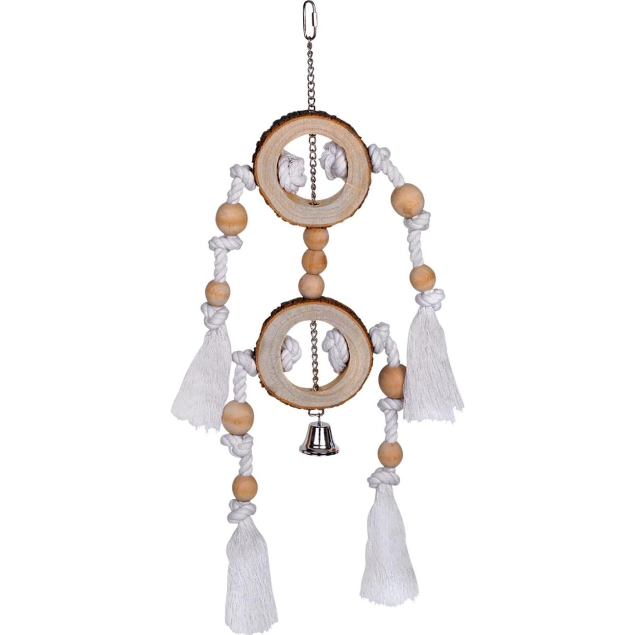 Vadigran Bird Toy cotton Dreamcatcher 53cm, Vogelheimeinrichtung