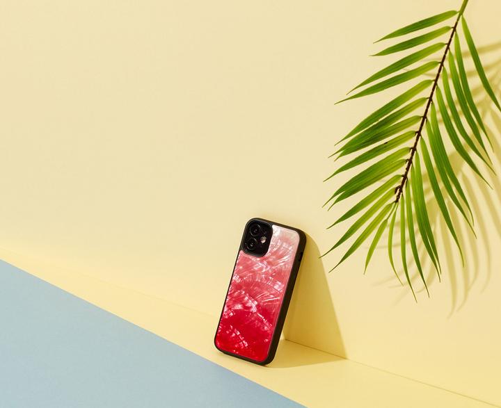Actual product image Ikins Case for Apple iPhone 12 Mini Pink Lake Black (Apple iPhone 12 mini)