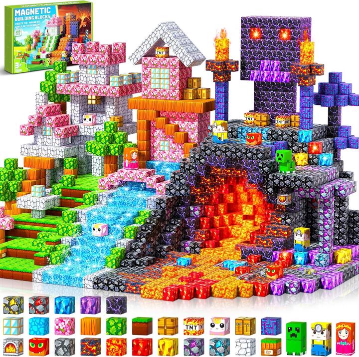 Image du produit Luvtoy 150-teiliges magnetisches Bausteine-Set