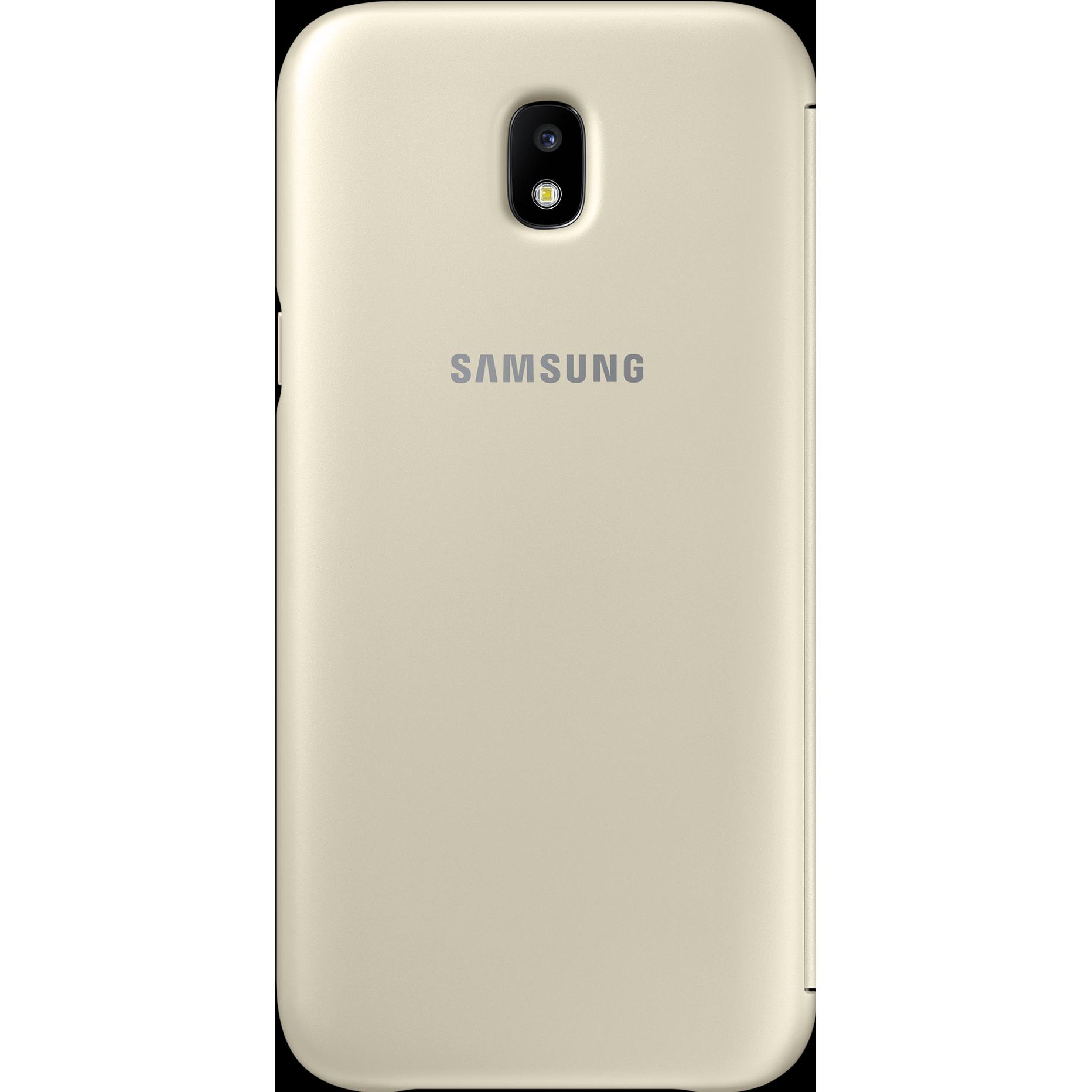 Thumbnail - Samsung Wallet Cover (Samsung Galaxy J5 (2017)), Smartphone Hülle, Gold