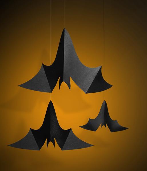 Produktbild Partydeco Aufhänger Fledermäuse (3 Stück)