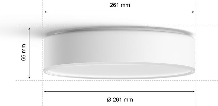 Produktbild Philips Hue White Ambiance Enrave (1200 lm)