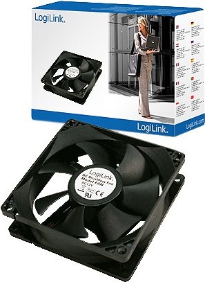 Actual product image LogiLink Case fan, 120 x 120 x 25 mm, plain bearing (120 mm, 1 x)