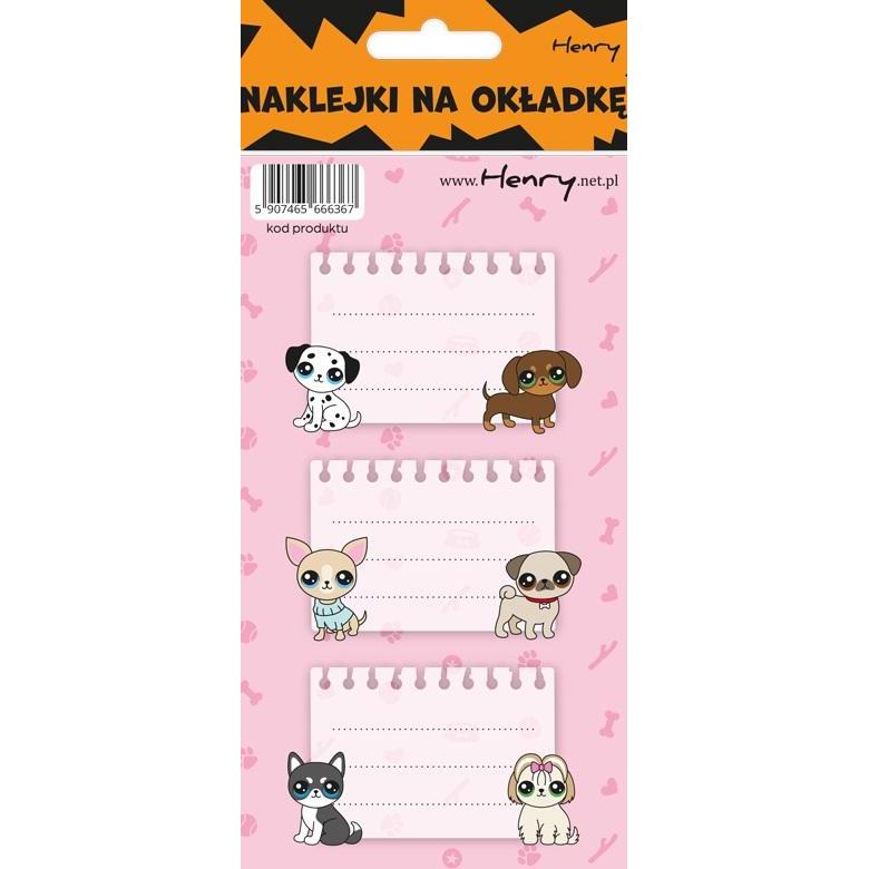 Henry Holt, Sticker, Notizbuchaufkleber - Hunde (12 Stück)