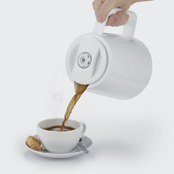 Actual product image Severin KA 9314 Coffee Maker White Capacity Cups=16 Insulated Jug