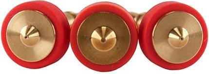 Actual product image E3D Online E3D RapidChange Revo™ Brass 1.75mm 0.4mm Triple Nozzle Pack