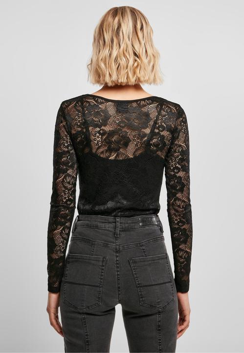 Actual product image Urban Classics Ladies Lace Longsleeve Body (XXL)