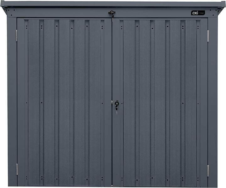 Immagine prodotto Axi Oscar cassonetto in metallo per rifiuti da giardino antracite 2x 240L