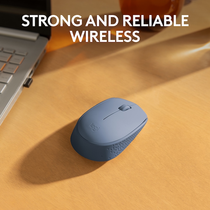 Productafbeelding Logitech M171 Draadloze Muis - Blauwgrijs (Draadloze)