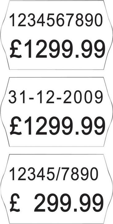 Actual product image Avery White 26 x 16 mm 1200 label(s) Price tag labels