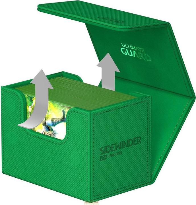 Immagine prodotto Ultimate Guard Scatola di carte XenoSkin Sidewinder Monocolor 80+ Verde