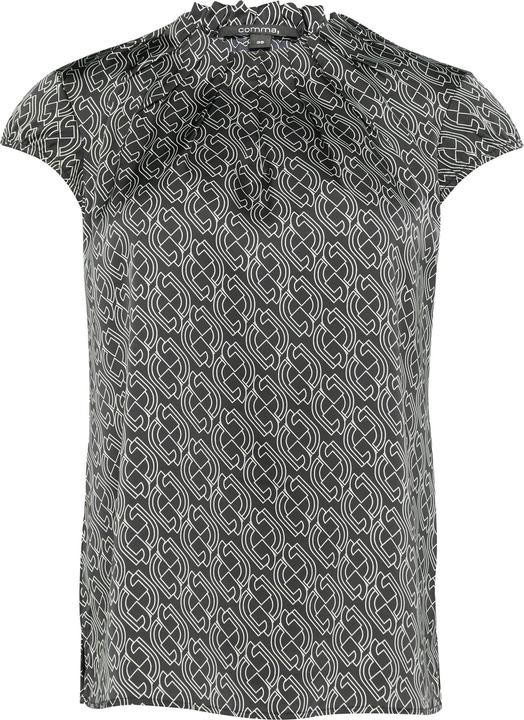 Immagine prodotto Comma Bluse Satinbluse mit Raffung und Kappärmeln (34)