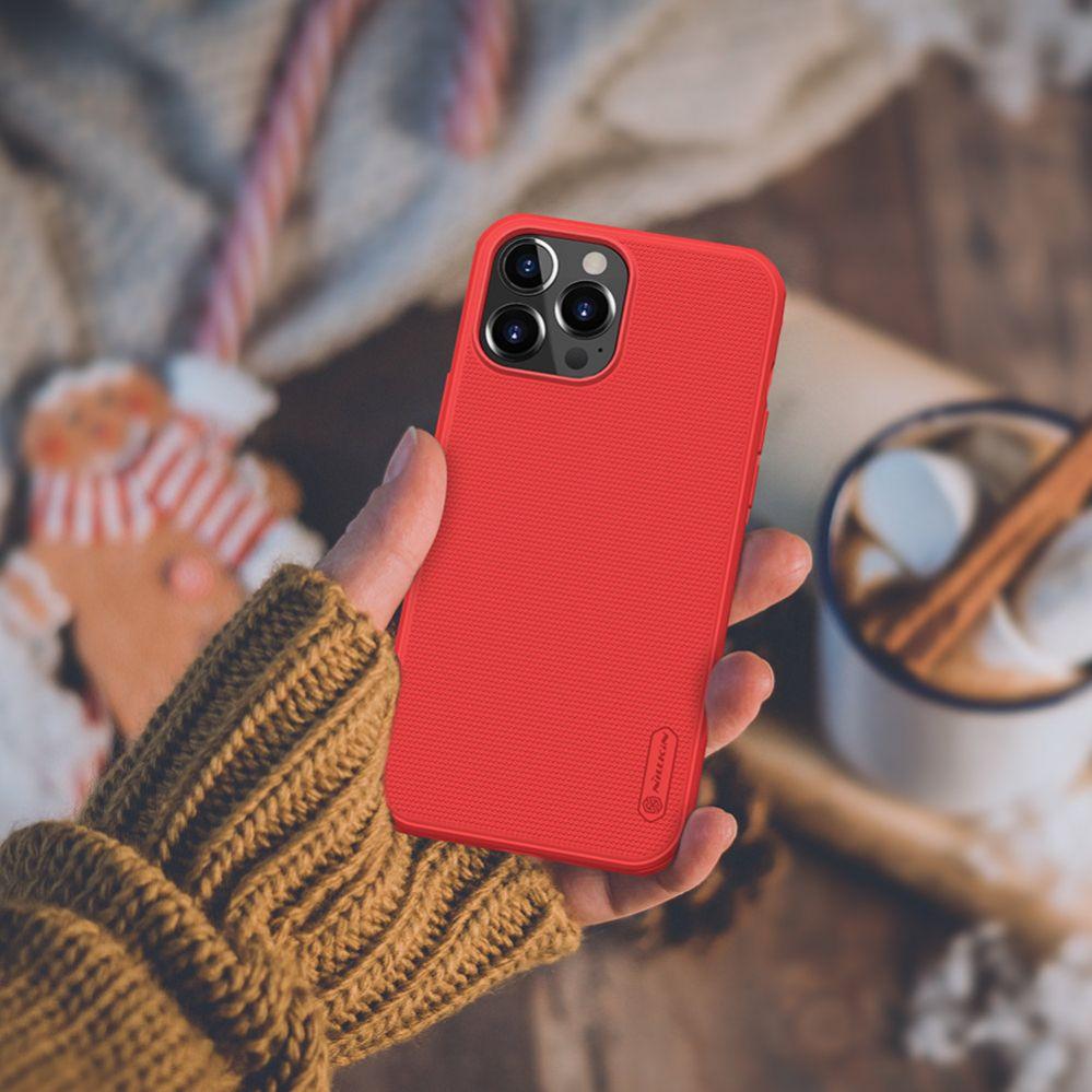 Thumbnail - Nillkin Super Frosted Shield Series (Apple iPhone 13 Pro Max), Smartphone Hülle, Rot