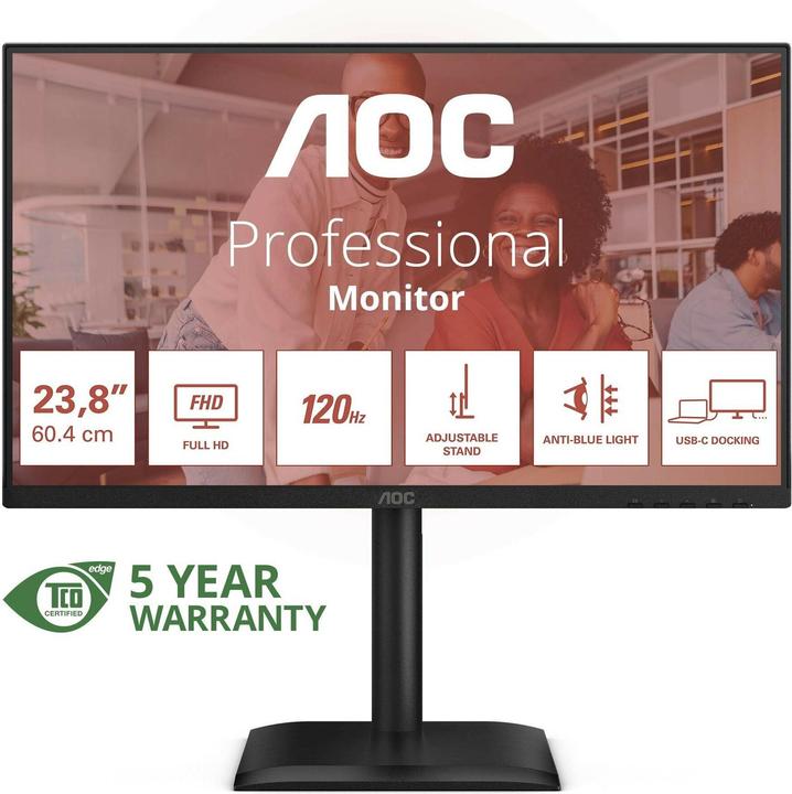 AOC 24E4CV (1920 x 1080 pixels, 24")