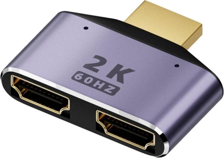 Image du produit Deltalabs 2-in-1 HDMI Adapter Splitter Switch Konverter 1x Input / 2 x Output