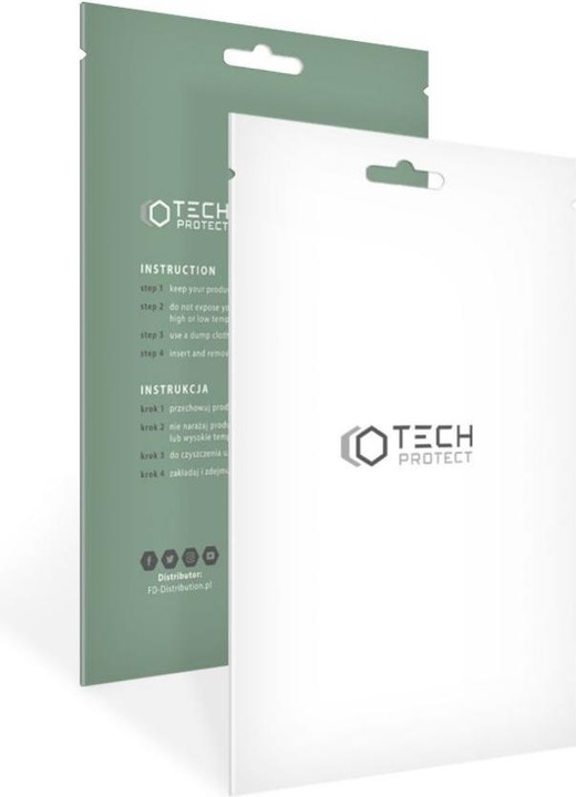 Actual product image Tech Protect Technology Protected PROTECTED GLOSSY "IPHONE 7/8/SE 2020/2022" CLEAR (Apple iPhone 8, Apple iPhone 7, Apple iPhone SE (3rd Gen), Apple iPhone SE (2nd Gen))